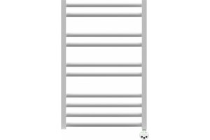 Полотенцесушитель 10 перекладин 500 х 800 Электрический, белый матовый, LEMARK LM49810EW