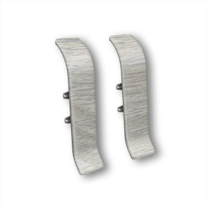 Соединитель для плинтуса Лексида 55мм (2шт) Ясень серый 253