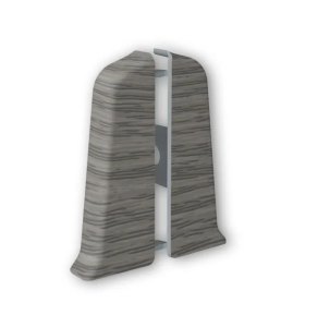 Заглушка для плинтуса Лексида 55мм (2шт), Дуб пепельный 210